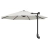 Parasol de jardin mural sable 250 cm 