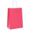 Sacs en papier 50 pcs avec poignées rose 15x8x21 cm 