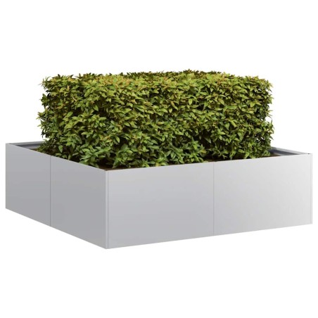 Jardinière 100x100x30 cm acier galvanisé 