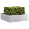 Jardinière 100x100x30 cm acier galvanisé 