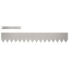 Bordures de jardin 50 pcs 100x0,5x15 cm Acier résistant aux intempéries 