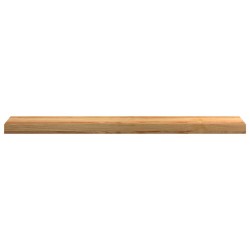 Appuis de fenêtre 2 pcs marron clair bois de chêne massif 