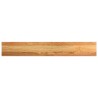 Appuis de fenêtre 2 pcs marron clair bois de chêne massif 