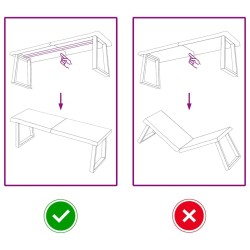 Comptoir de salle de bain marron 120x30x(2-4) cm bois traité 