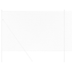 Clôture Argent 10 x 1.5 m Acier galvanisé 