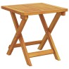 Transat avec coussin et table en bois d'acacia beige 