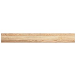 Appuis de fenêtre 2 pcs non traité 120x15x2cm bois chêne massif 