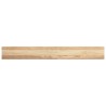Appuis de fenêtre 2 pcs non traité 120x15x2cm bois chêne massif 