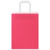 Sacs en papier 50 pcs avec poignées rose 21x11x28 cm 