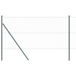 Clôture Hexagonale Grise 1x50 m Acier 