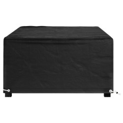 Housse de salon de jardin 8 œillets 125x70x35 cm rectangulaire 