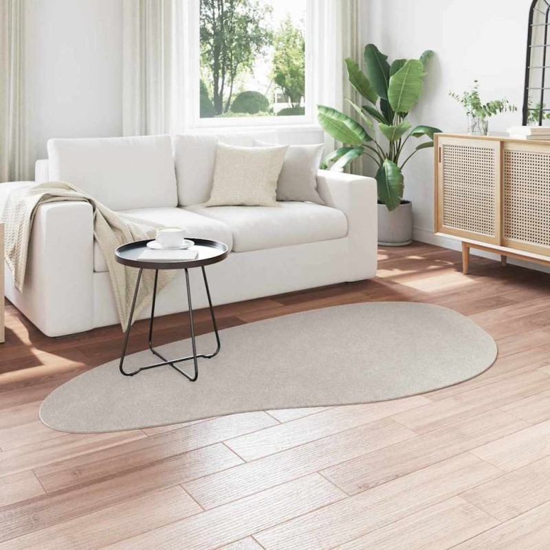 Tapis Couleur sable 100 x 200 cm Coton 