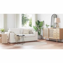 Tapis Couleur sable 100 x 200 cm Coton 