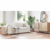 Tapis Couleur sable 100 x 200 cm Coton 