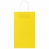 Sacs en papier 50 pcs avec poignées jaune 21x11x36 cm 