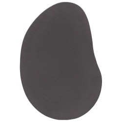 Tapis Anthracite 100 x 200 cm 100% Polyester 