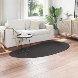 Tapis Anthracite 100 x 200 cm 100% Polyester 