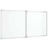 Tableau blanc magnétique pliable 120x60x1,7 cm aluminium 