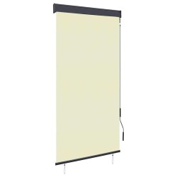 Store roulant d'extérieur 80 x 250 cm Crème 