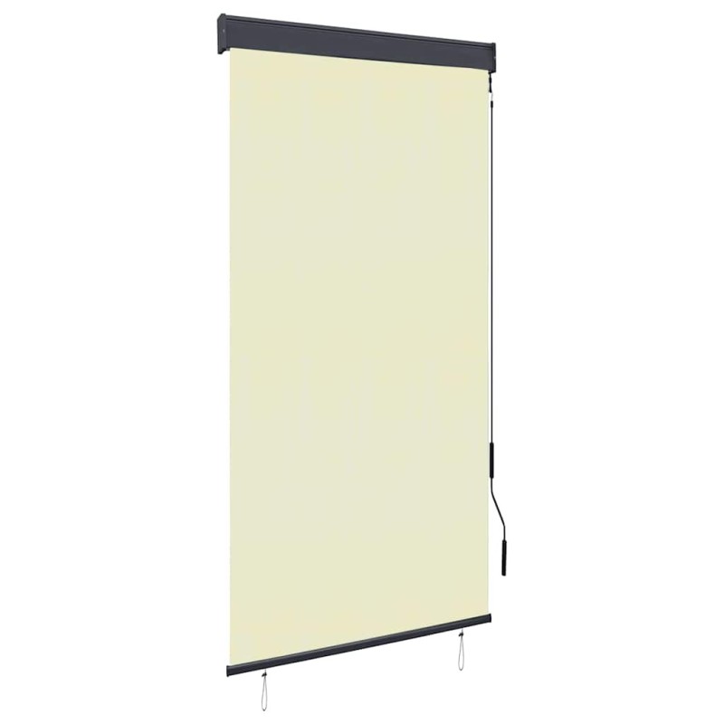 Store roulant d'extérieur 80 x 250 cm Crème Store roulant d'extérieur 80 x 250 cm Crème