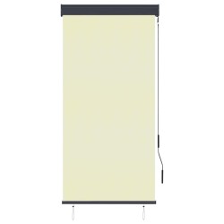 Store roulant d'extérieur 80 x 250 cm Crème 