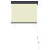 Store roulant d'extérieur 80 x 250 cm Crème 
