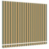 Tissu de remplacement pour auvent pour cadre de 4x3 m Vert et Jaune 