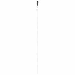 Porte Coulissante avec Kit 'ORKDAL'Bois Massif Blanc & Verre 