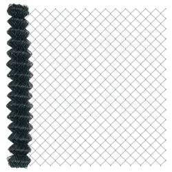 Jeu de Poteaux de Clôture Argent 25 x 1,4 m Acier galvanisé 