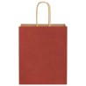 Sacs en papier 50 pcs avec poignées rouge 18x8x22 cm 