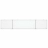 Tableau blanc magnétique pliable 200x40x1,7 cm aluminium 