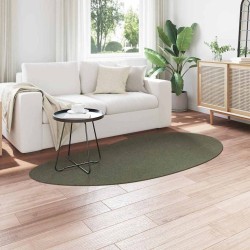 Tapis Vert forêt 100 x 200 cm Laine 