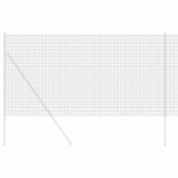 Clôture en fil soudé gris 1,2 x 25 m en acier 