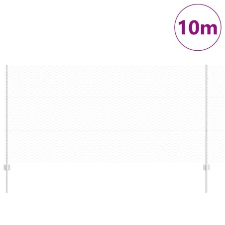 Poteaux de clôture 10 pcs U-Channel 120 cm Acier galvanisé 