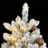 Sapin de Noël artificiel articulé 300 LED et boules 240 cm 