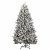 Sapin de Noël artificiel articulé 300 LED et boules 240 cm 