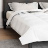 Duvet d'hiver Blanc 240 x 260 cm Polyester Pêche 105gsm 