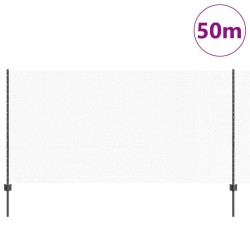 Poteaux de Clôture 22 pcs U-Channel Gris 120 cm Acier 