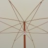 Parasol de jardin avec mât en acier 300 cm sable 