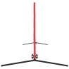 Filet de tennis noir et rouge 494,5 x 90 x 87 cm Polyester 