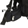 Sac à dos de randonnée noir 60 L tissu oxford 