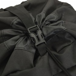 Sac à dos de randonnée noir 60 L tissu oxford 