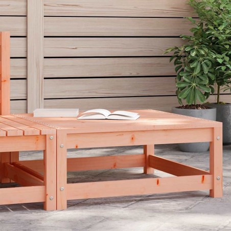 Repose-pied de jardin 70x70x30 cm massif de douglas 