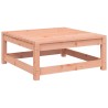 Repose-pied de jardin 70x70x30 cm massif de douglas 