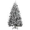 Sapin de Noël artificiel articulé 300 LED et boules 240 cm 