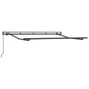 Auvent Rétractable Anthracite 300 x 200 cm Tissu 
