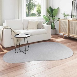 Tapis Gris 140 x 200 cm Polyester 