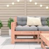 Canapé de jardin accoudoir 69x62x70,5 cm bois massif douglas 