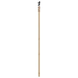 Porte coulissante avec quincaillerie 93x211 cm en bois massif de pin 