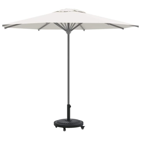 Base de parasol avec roues pour pôles Ø38-48 mm, 13 kg, ronde. 